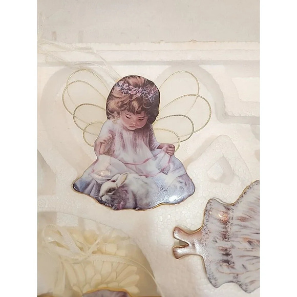Bradford Editions Ornaments Heaven's Little Angels Dona Gelsinger with COA VTG - Picture 4 of 6